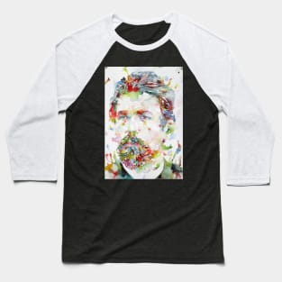 ANTON CHEKHOV - watercolor portrait.2 Baseball T-Shirt